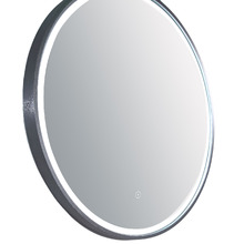 Sphere 61cm Aluminium LED Mirror